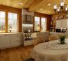 Moderní kuchyně v dřevěném domě (45 fotografií)